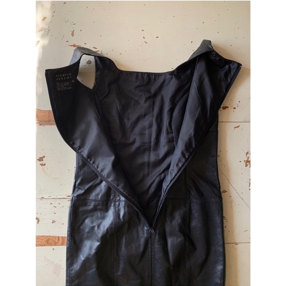 Never worn, new Leather dress - Picture 5 of 8